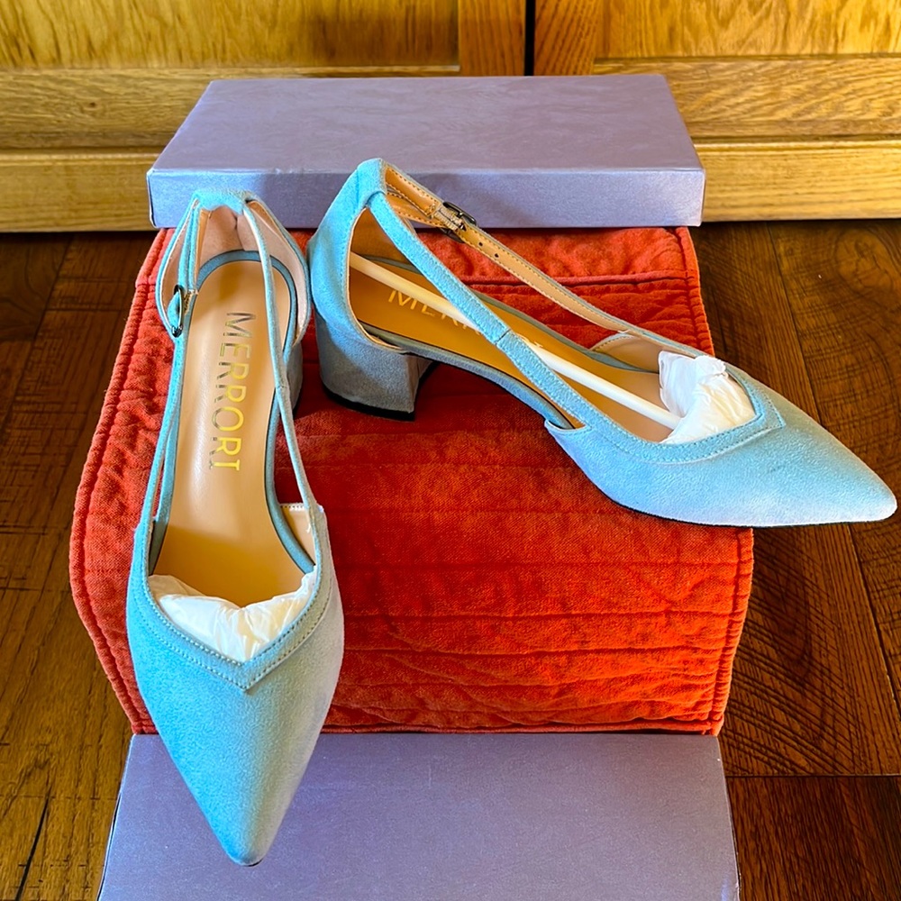 Brand New MERRORI Light Blue Shoes for U 🌸